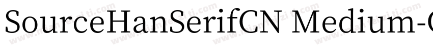 SourceHanSerifCN Medium-GBpc-EUC-H字体转换